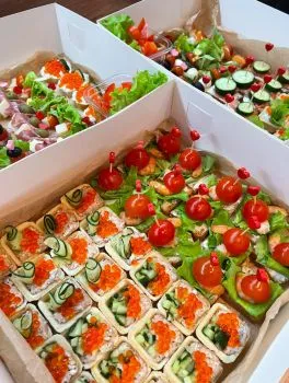 Кейтиринг, фуршет , гастробоксы 